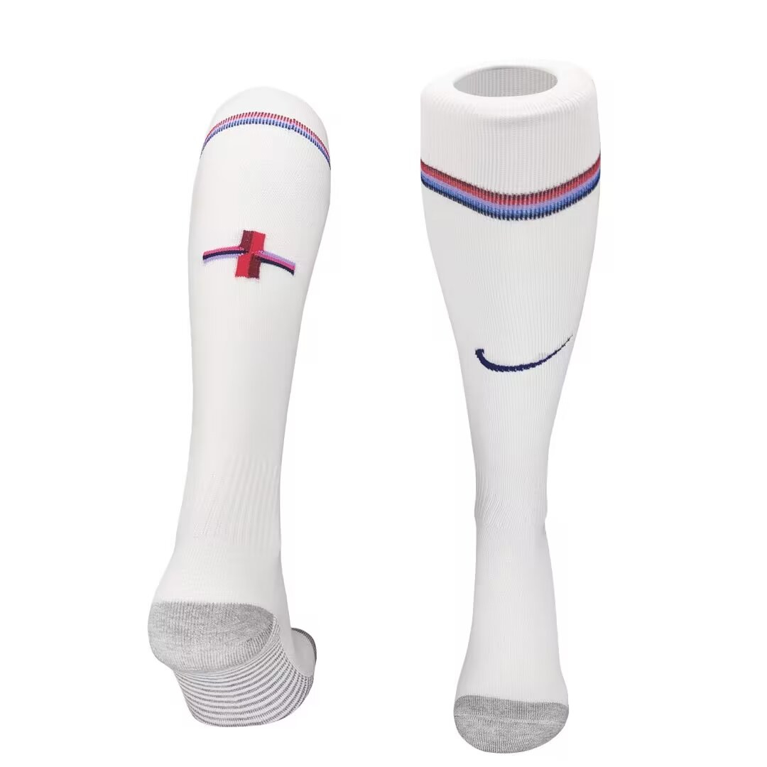 AAA Quality England 2024 Euro Home Soccer Socks